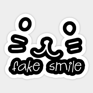 fake SMILE Sticker